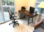Desk and chair added to master suite
